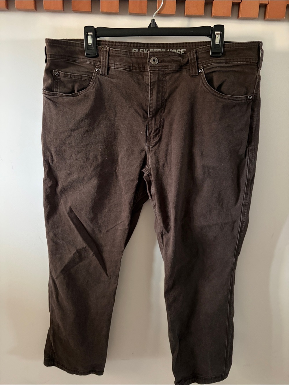 Duluth Trading Co Dark Brown Straight Jeans